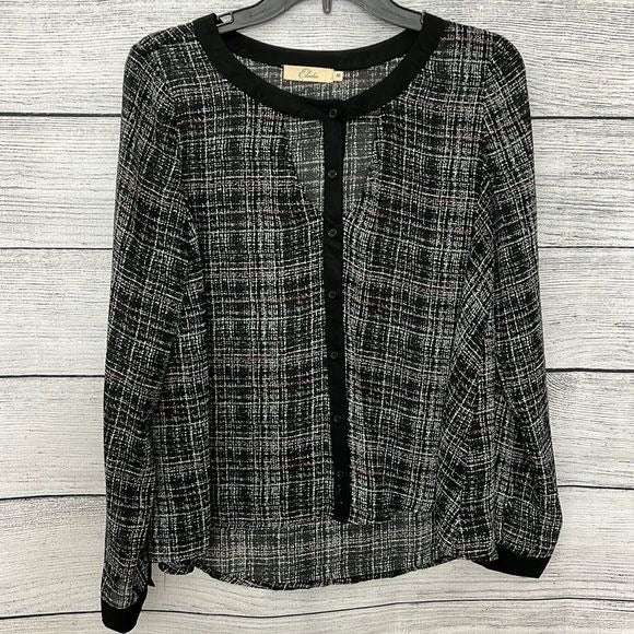 Tweed looking blouse