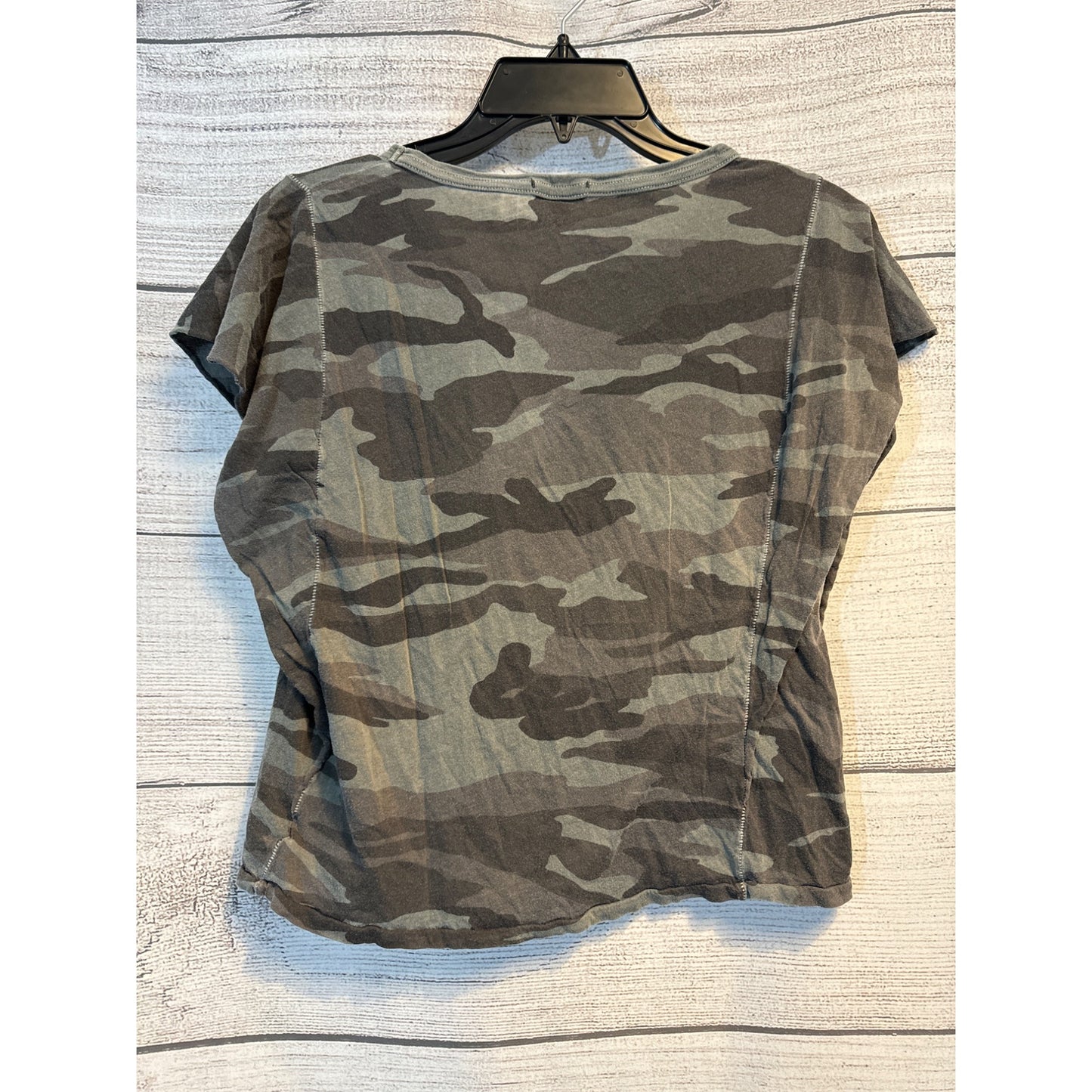 Splendid Camo Print Fluttered Tshirt Size XS