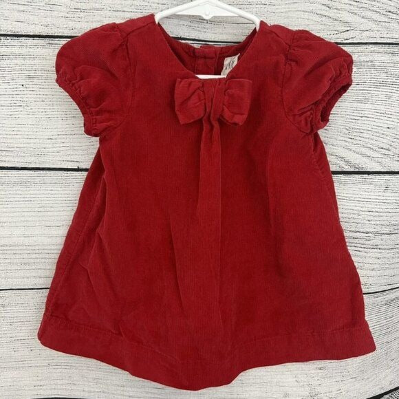 Red Corduroy Dress