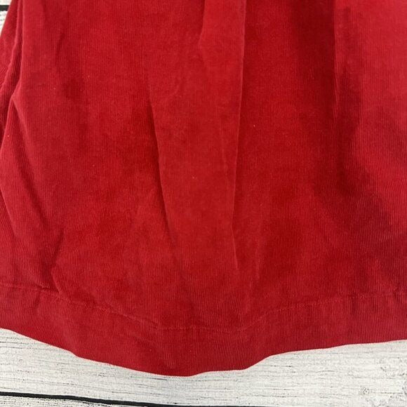 Red Corduroy Dress
