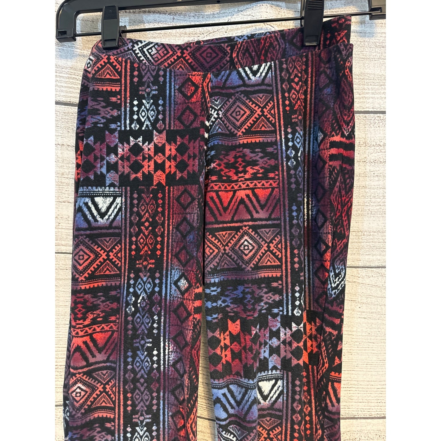 Hot Kiss Aztec Print Bell Bottom Pants Size S/M