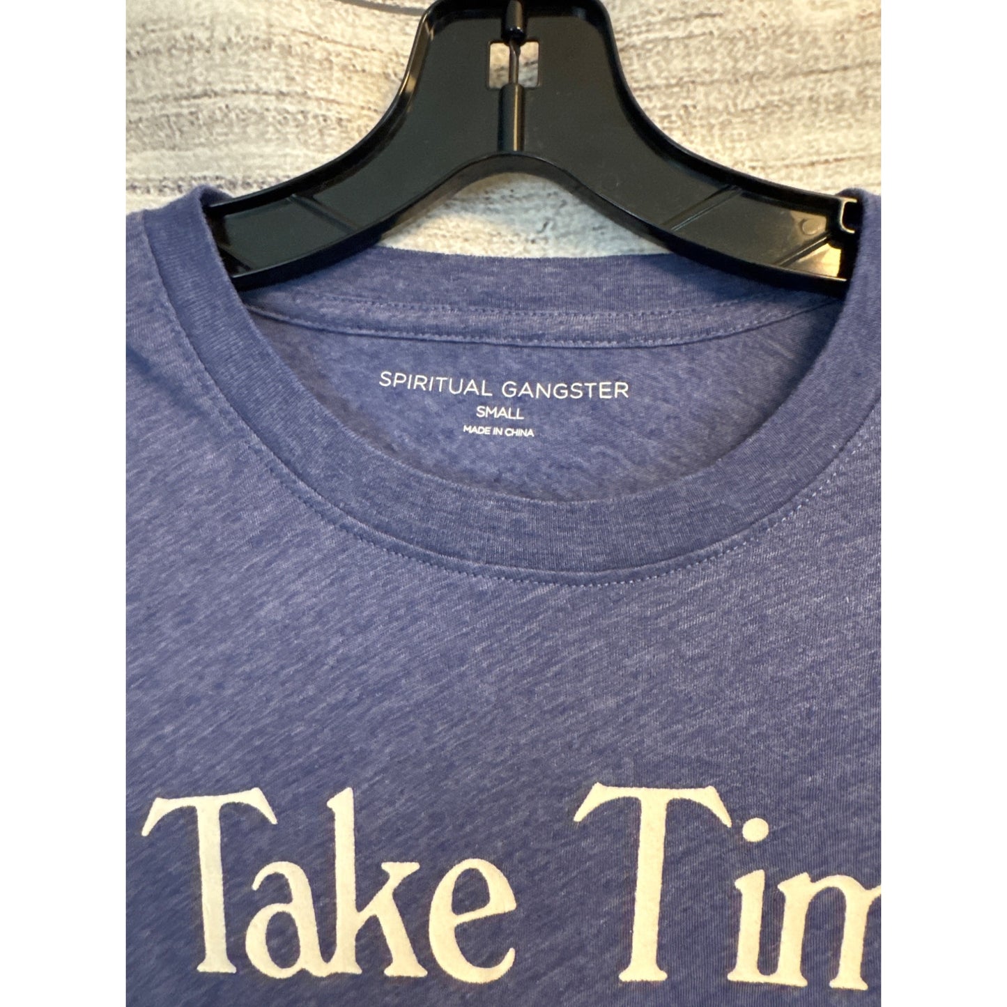 Spiritual Gangster  "Take Time To Make Your Soul Happy" Tank Top Size S