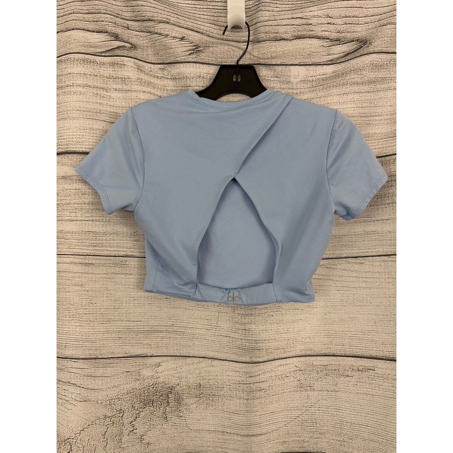 Alo Yoga Cropped Backspin Short Sleeve Size XS