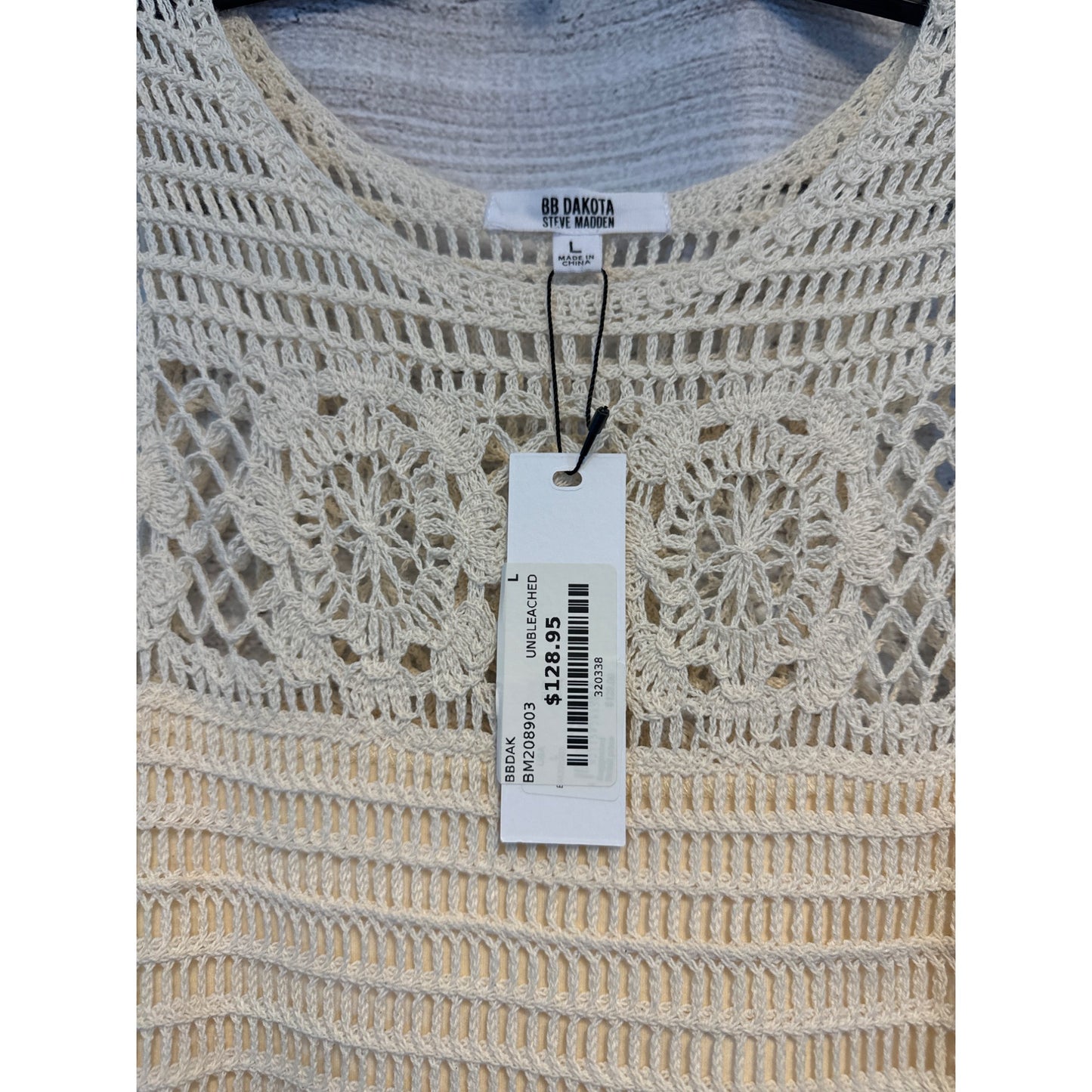 NWT BB Dakota By Steve Madden Crochet Maxi Dress Size L