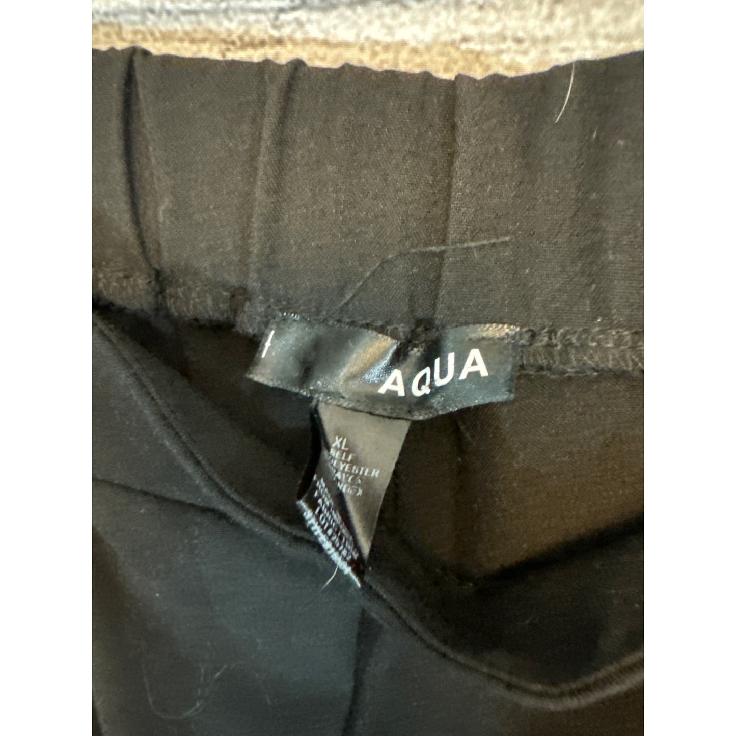 Aqua Black High-Waisted Dress Shorts Size XL
