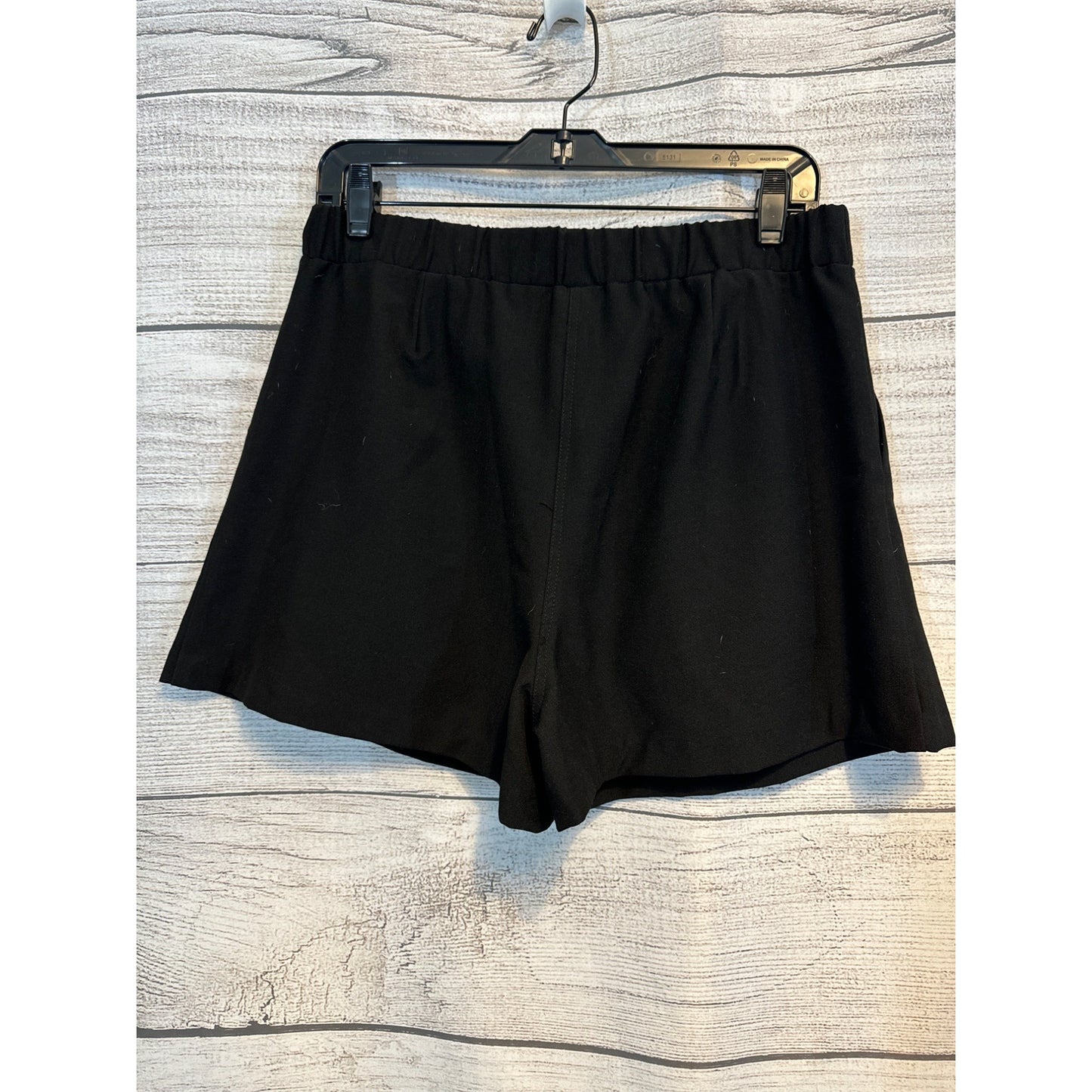 Aqua Black High-Waisted Dress Shorts Size XL