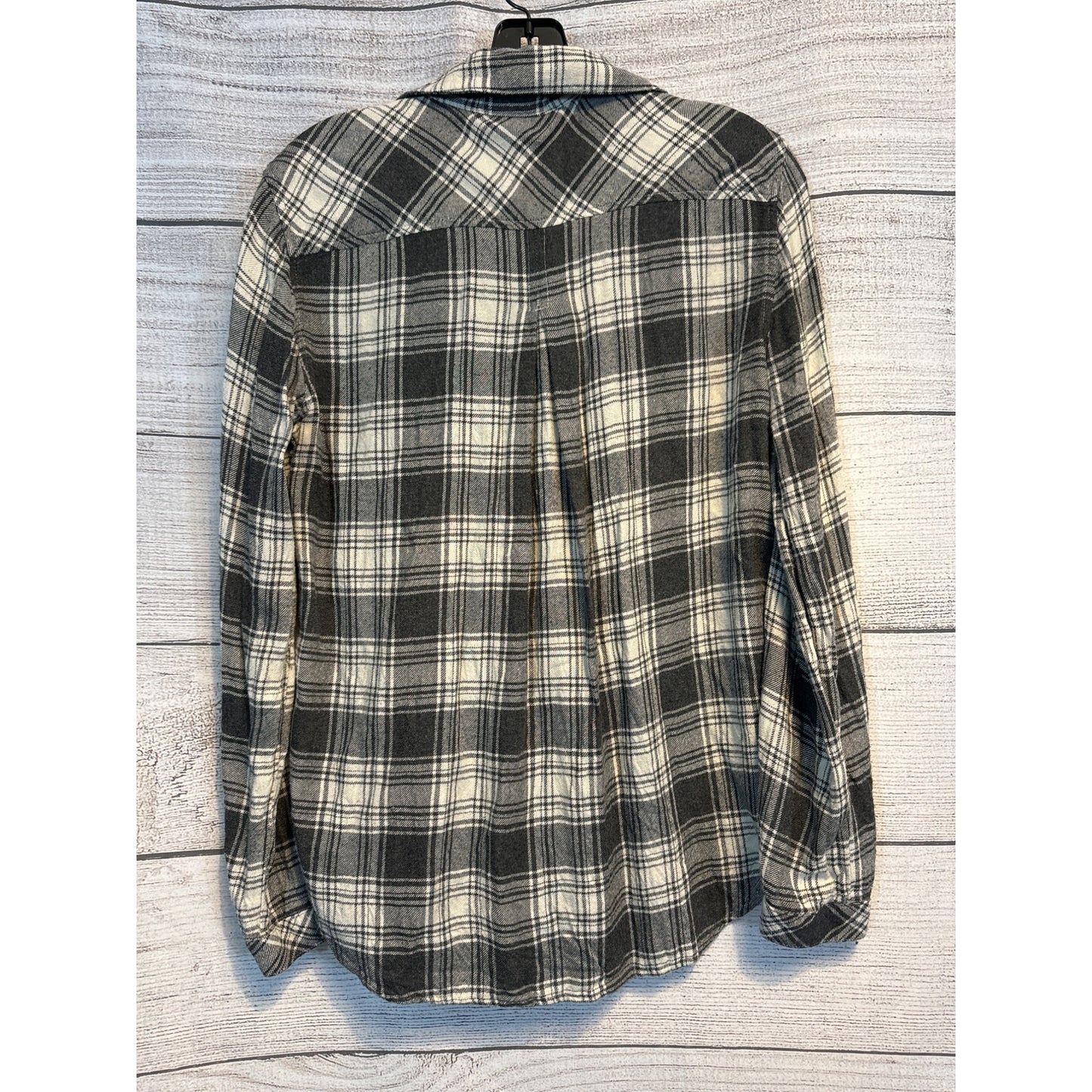 Bella Dahl High Desert Plaid Button-Up Shirt M