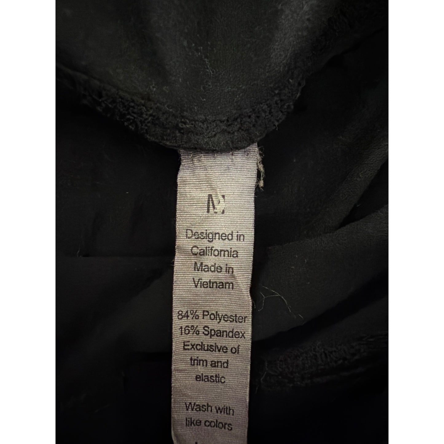 Leggings Depot Black Capri Leggings W Pockets Size M