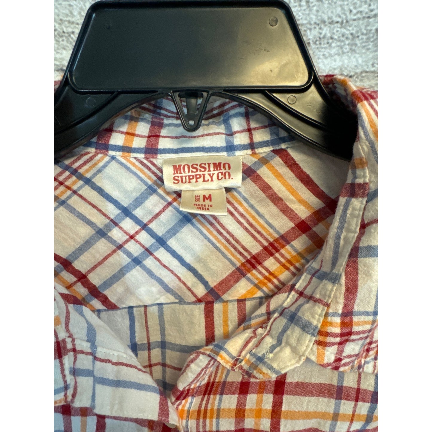 Mossimo Supply Co. Plaid Button-Up Shirt M