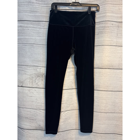 Athleta Black Velvet Elation Tight Leggings Size M
