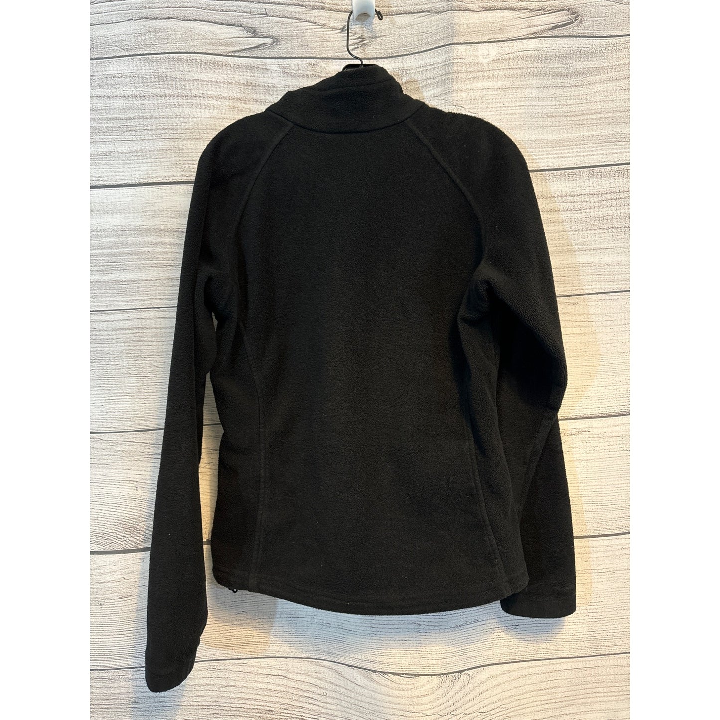 Columbia Fleece Jacket Black Zip-Up Size M