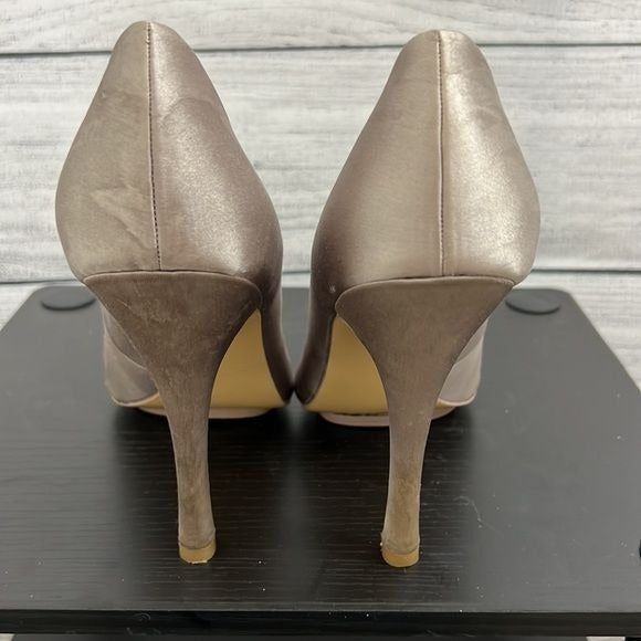 Silk sparkly pumps