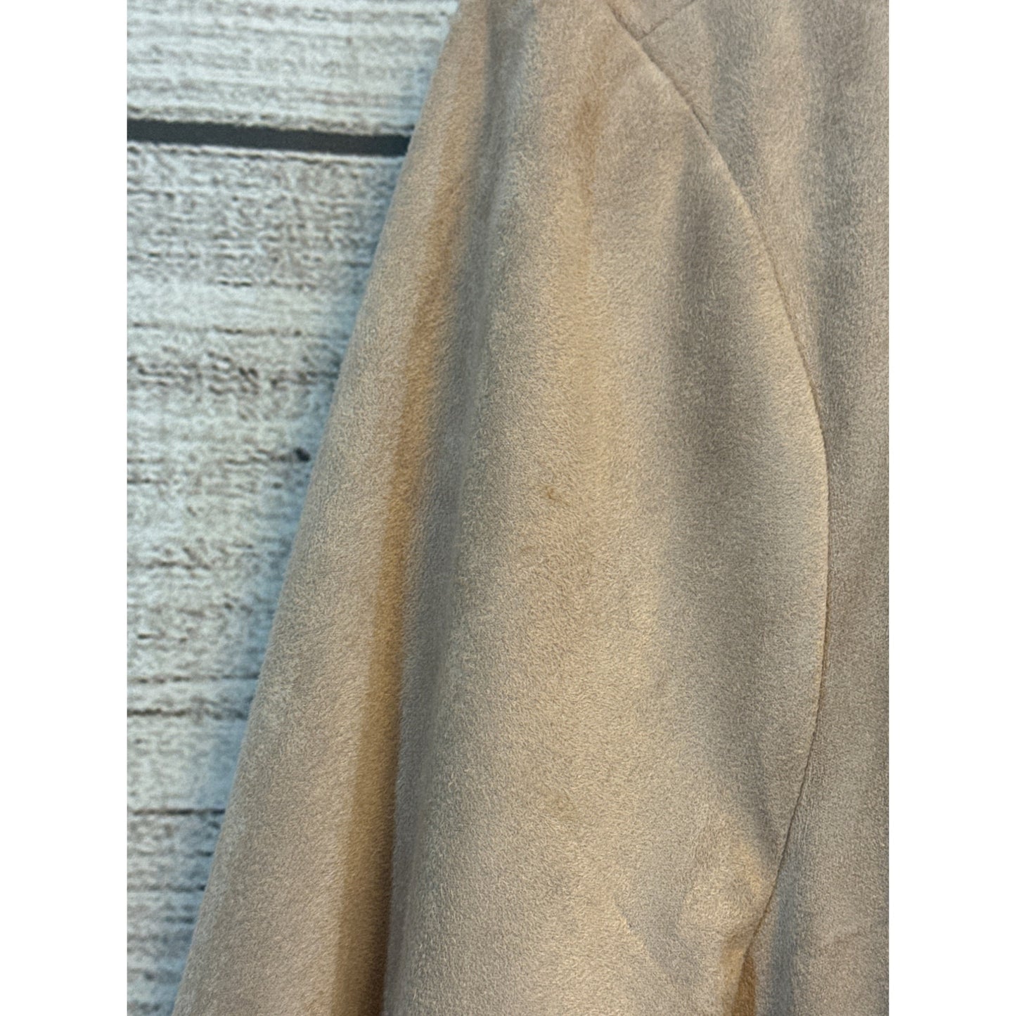 BB Dakota Suede-Like Drape Front Jacket With Grommet Detail Size L