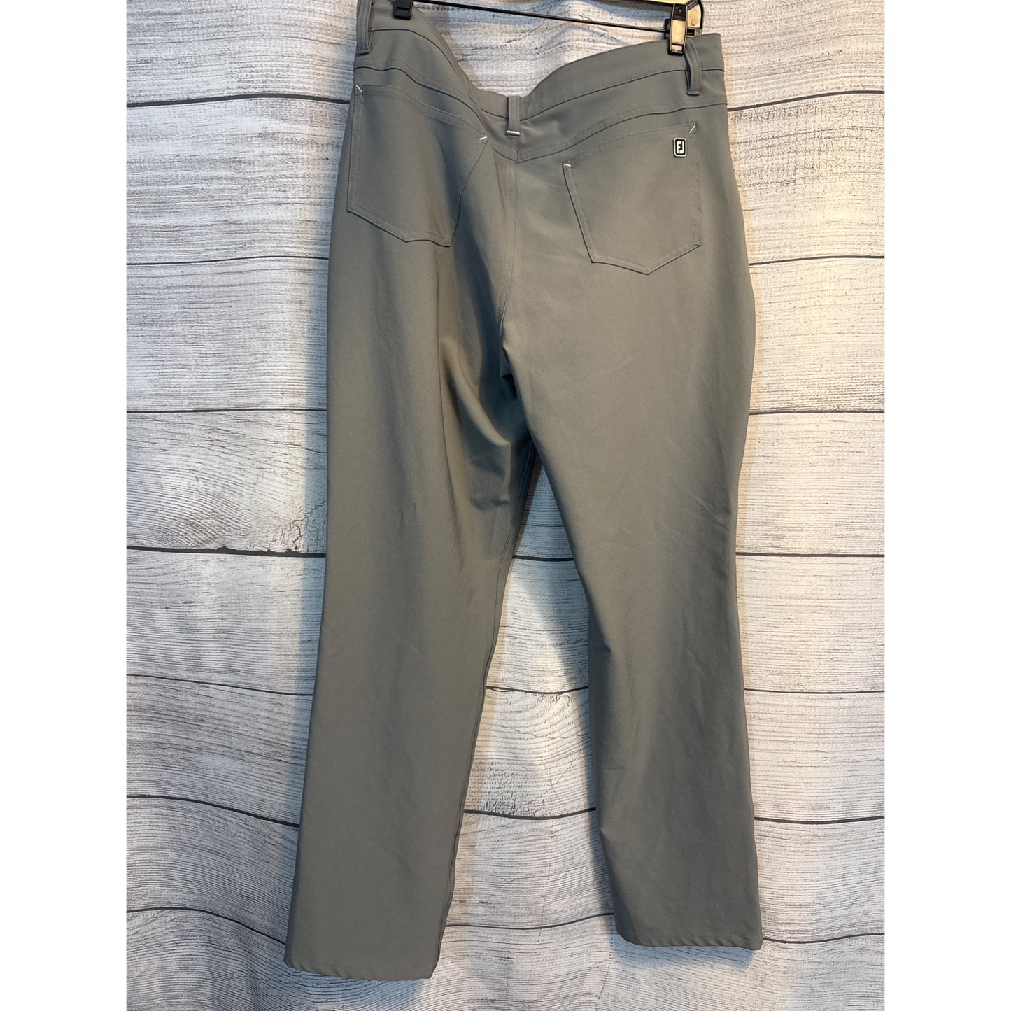 FootJoy Mens Athletic Fit Gray Golf Pants W36/L32