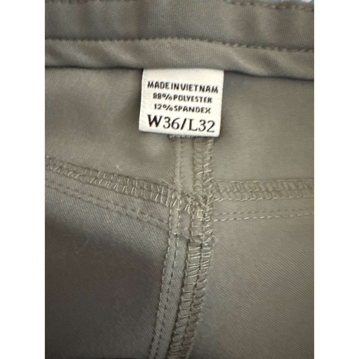 FootJoy Mens Athletic Fit Gray Golf Pants W36/L32