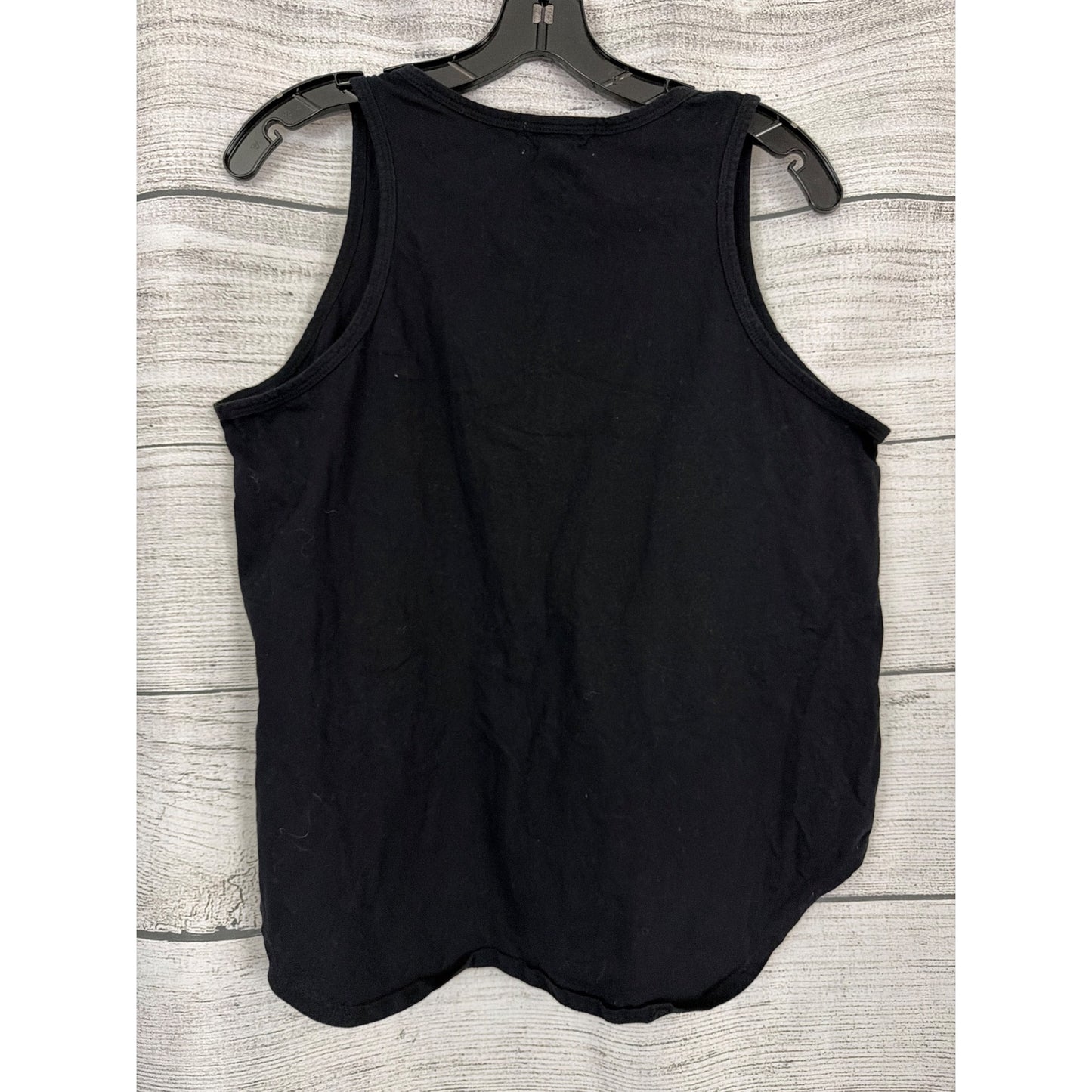 Bella Dahl Black V Neck Tank Top Size L