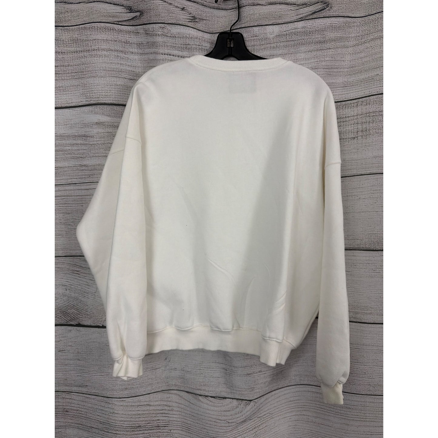 Judith March Sweatshirt With Colorful Heart Patches Size M