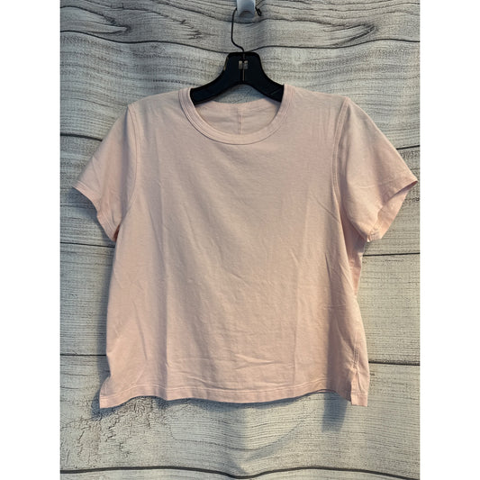 Lululemon Soft Pink Classic-Fit Cotton-Blend T-Shirt