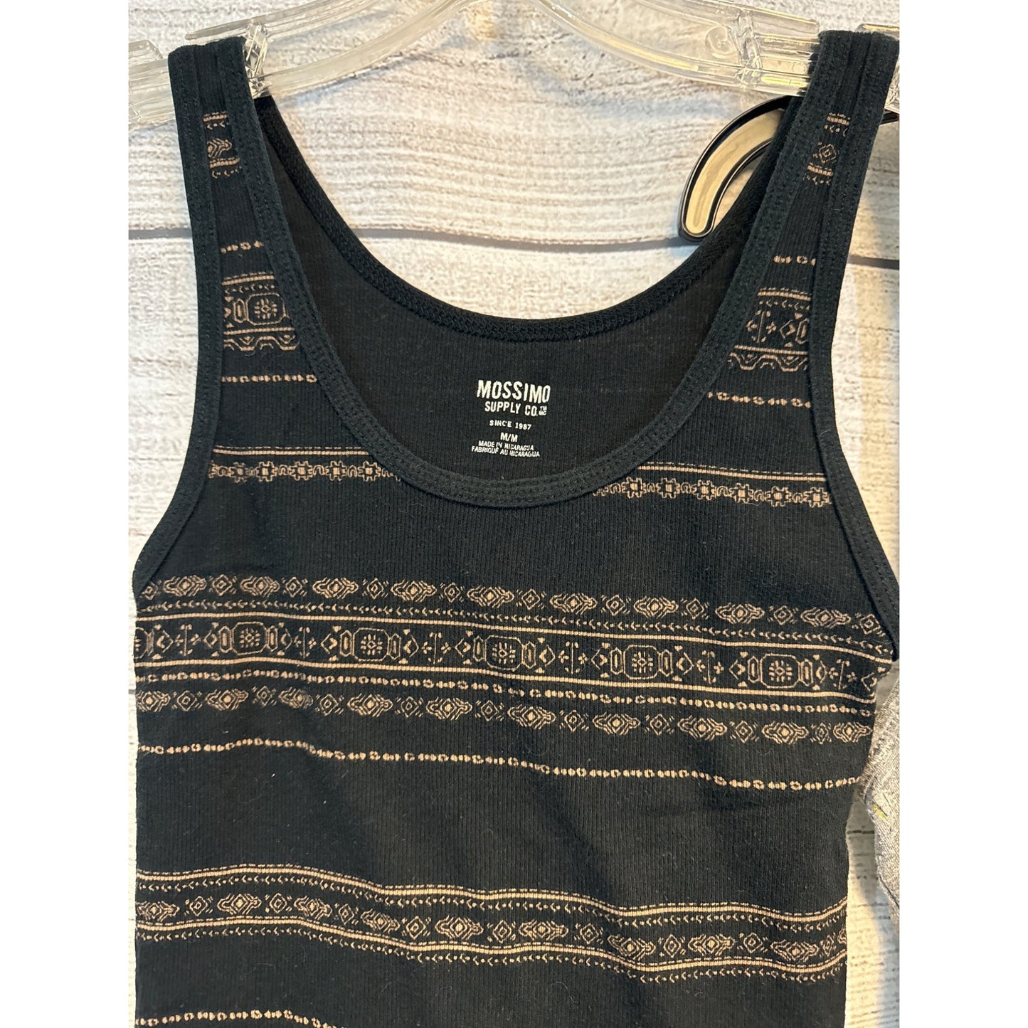Two Mossimo and Co. Patterned Tank Tops Size M