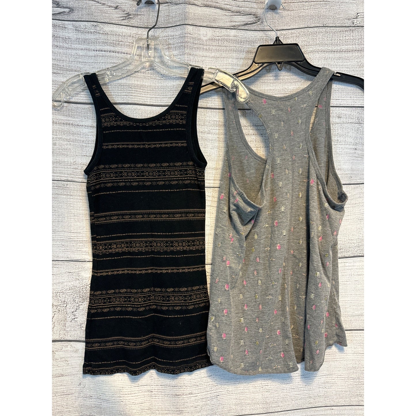 Two Mossimo and Co. Patterned Tank Tops Size M