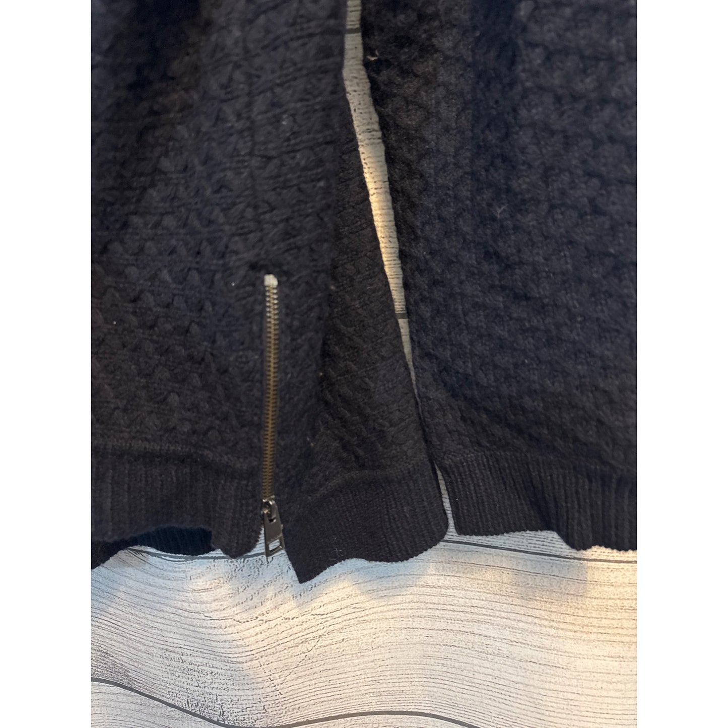 Zadig & Voltaire Cashmere Side Zip Turtleneck Sweater Size XS