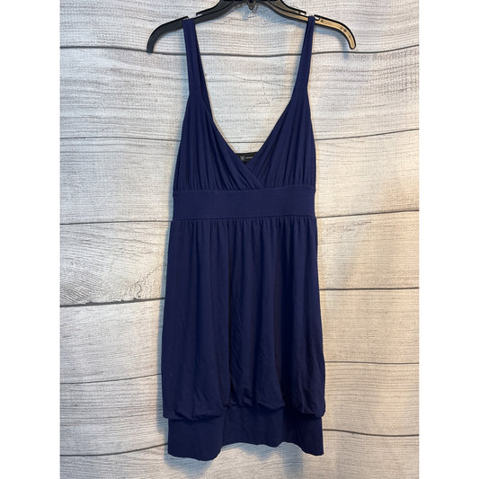 I.N.C. International Concepts Sleeveless Navy Bubble Dress Size S