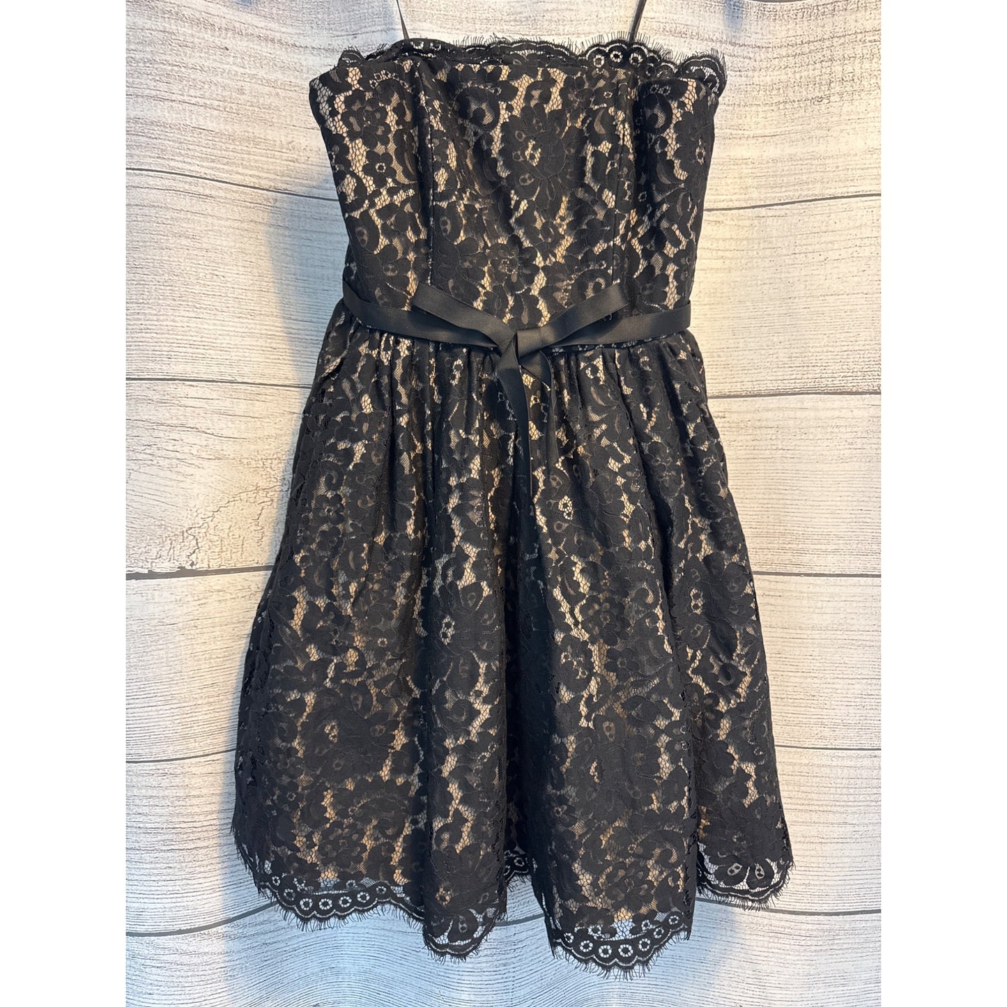 Robert Rodriguez For Neiman Marcus Lace Strapless Dress By Size 2