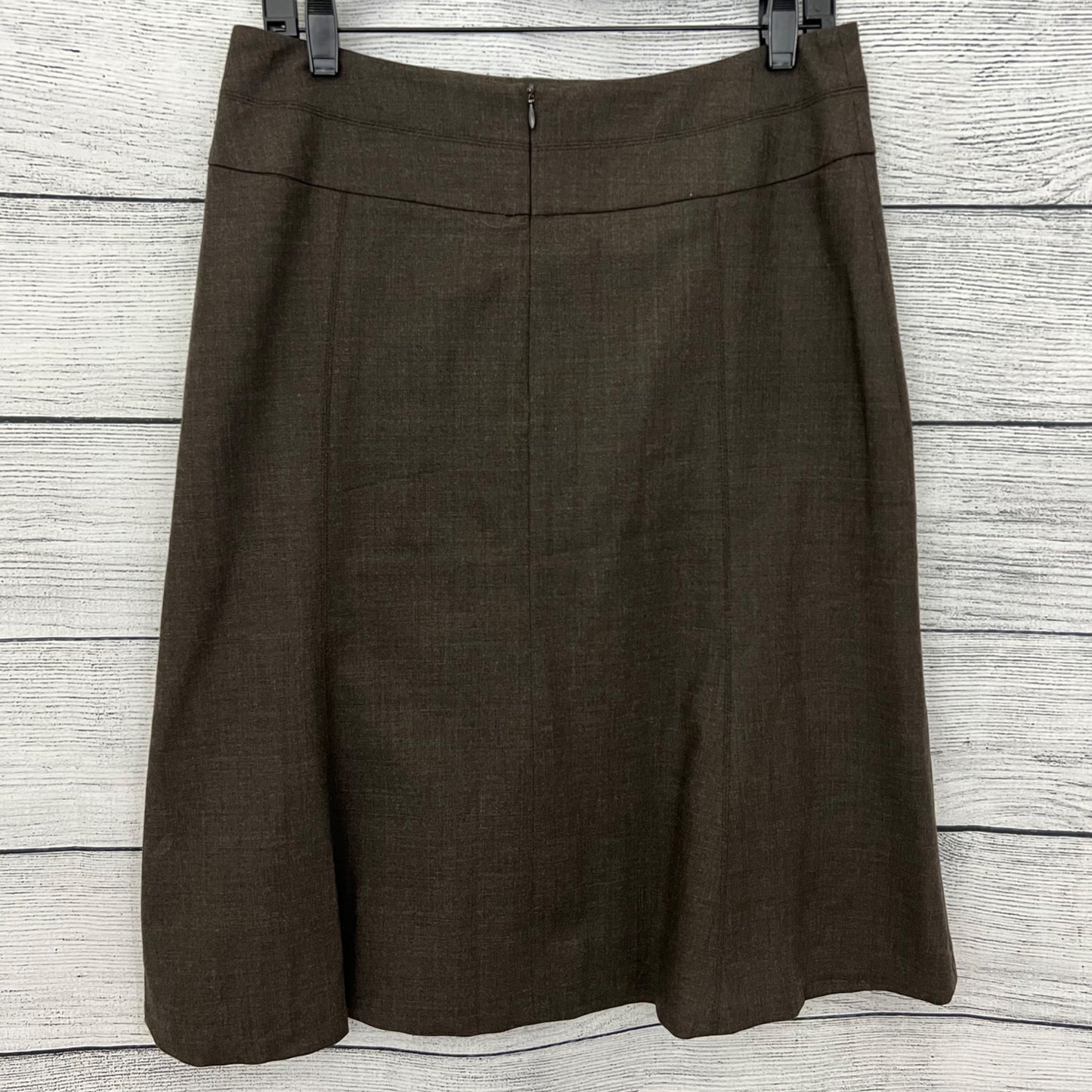 Cambia Brown A-Line Skirt, Size 8