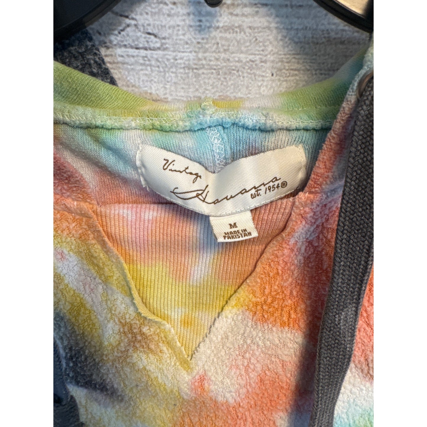 Vintage Havana Tie-Dye Oversized Hoodie Size M