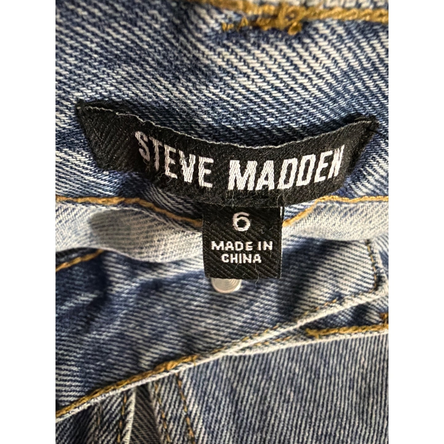 Steve Madden Avani Denim Skirt Size 6