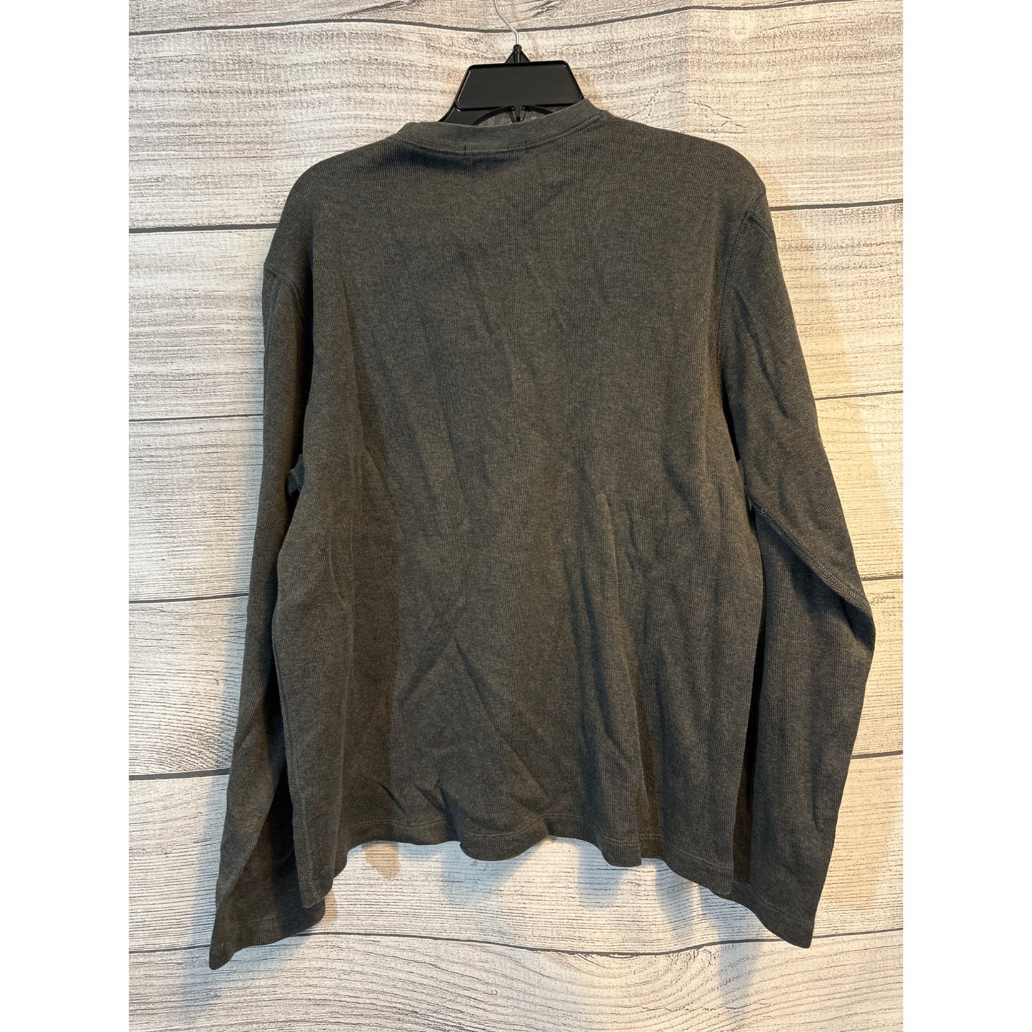 Banana Republic Mens Long-Sleeve Charcoal Gray Sweater Size M