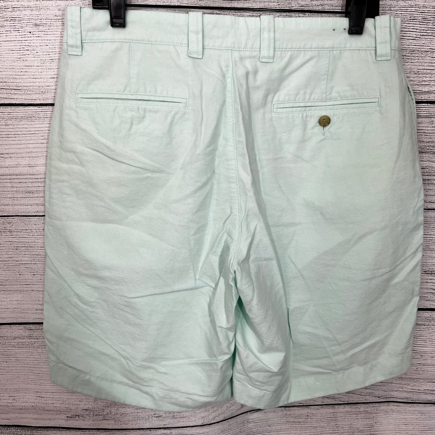 J. Crew Mint Green Preppy Chino Shorts, Size 33