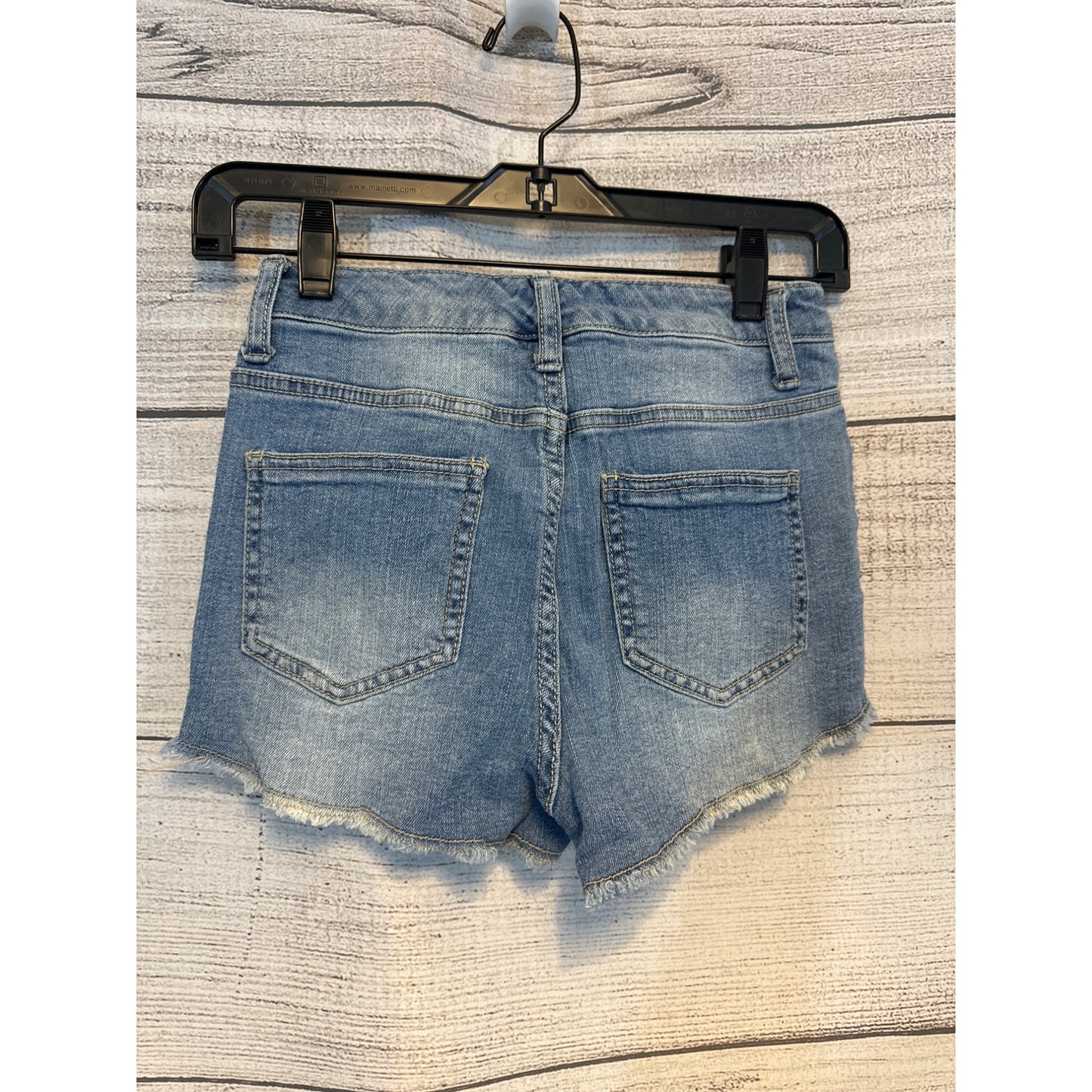 Mossimo high rise short short Lace Denim Shorts Size 25