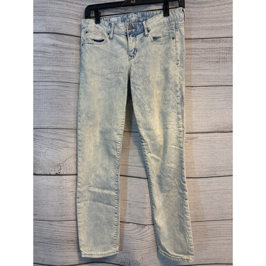 Gap 1969 Always Skinny Acid Wash Jeans Size 27