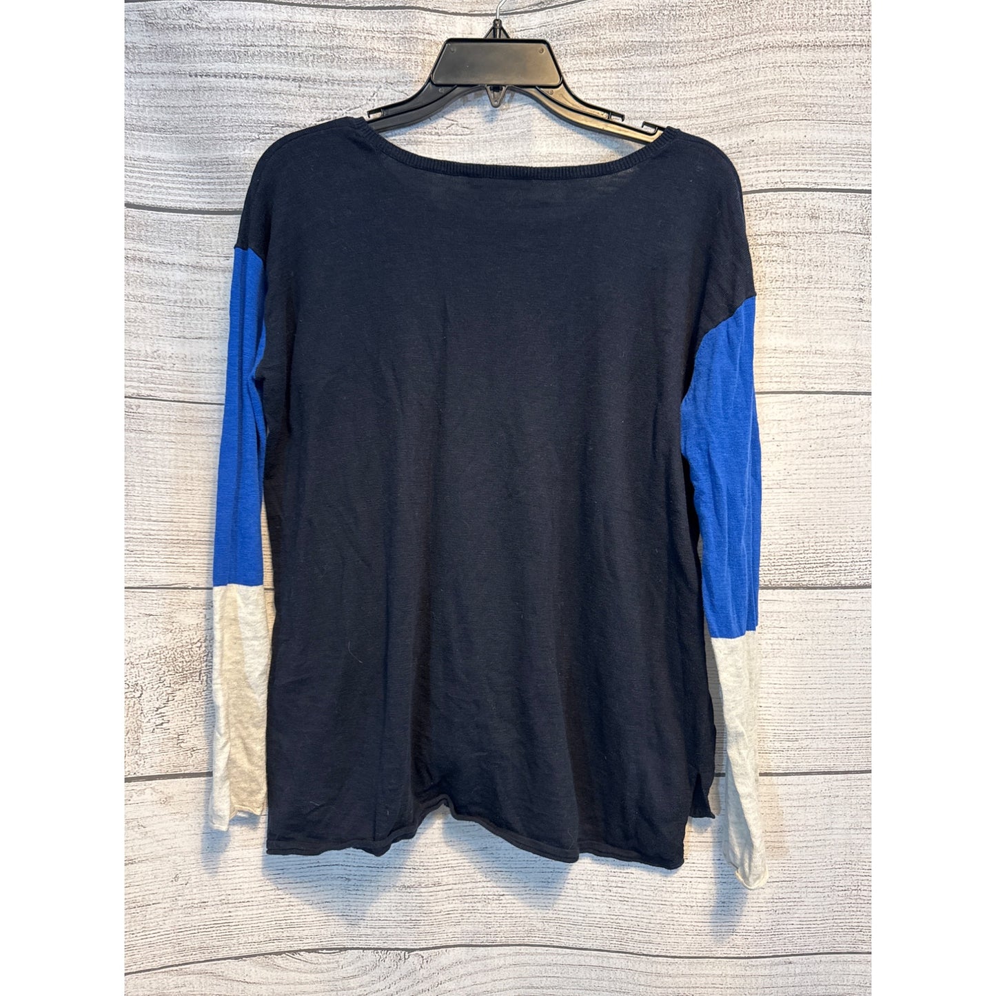 Vince Colorblock Long Sleeve Sweater Size S