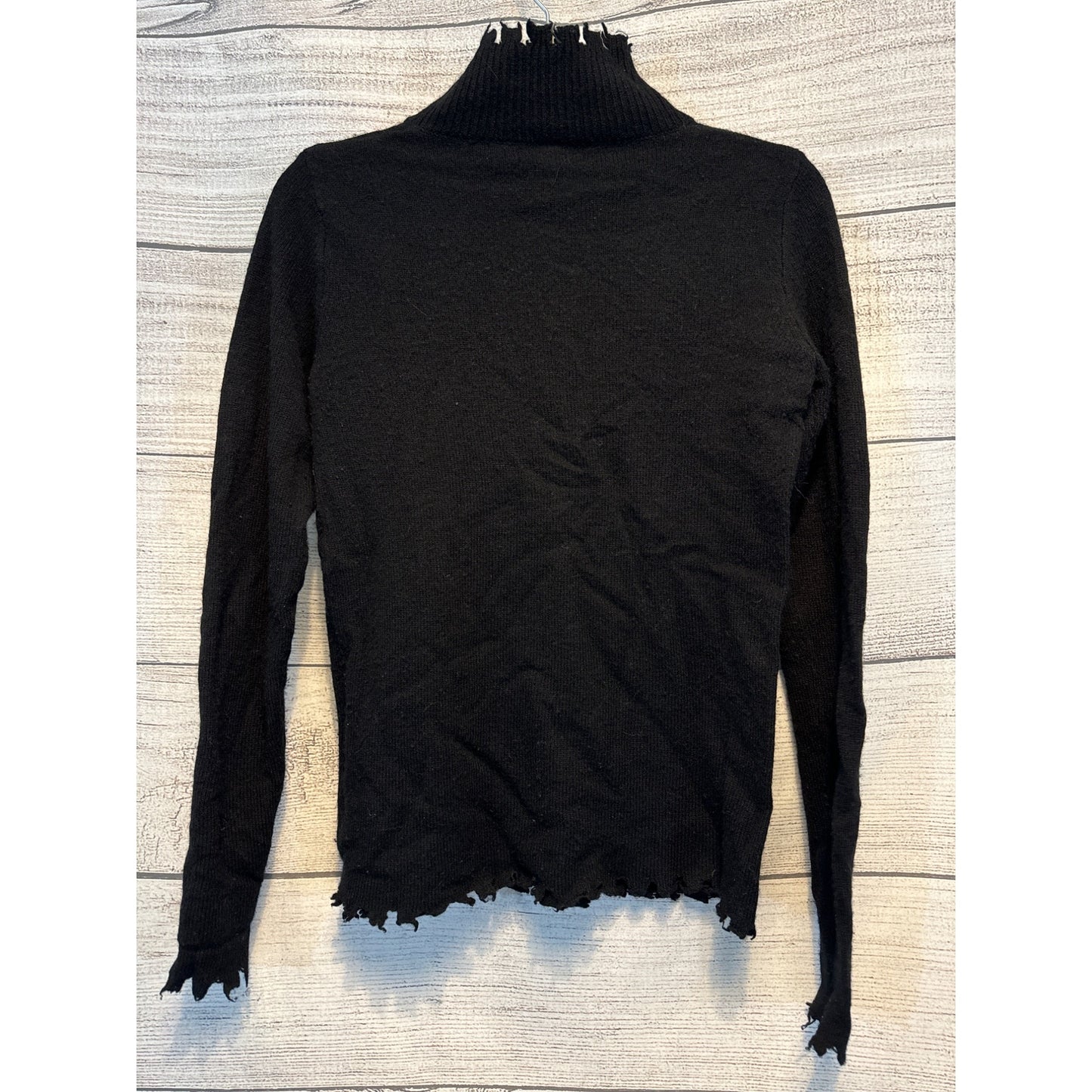 Women's Fate black distressed sweater Size S