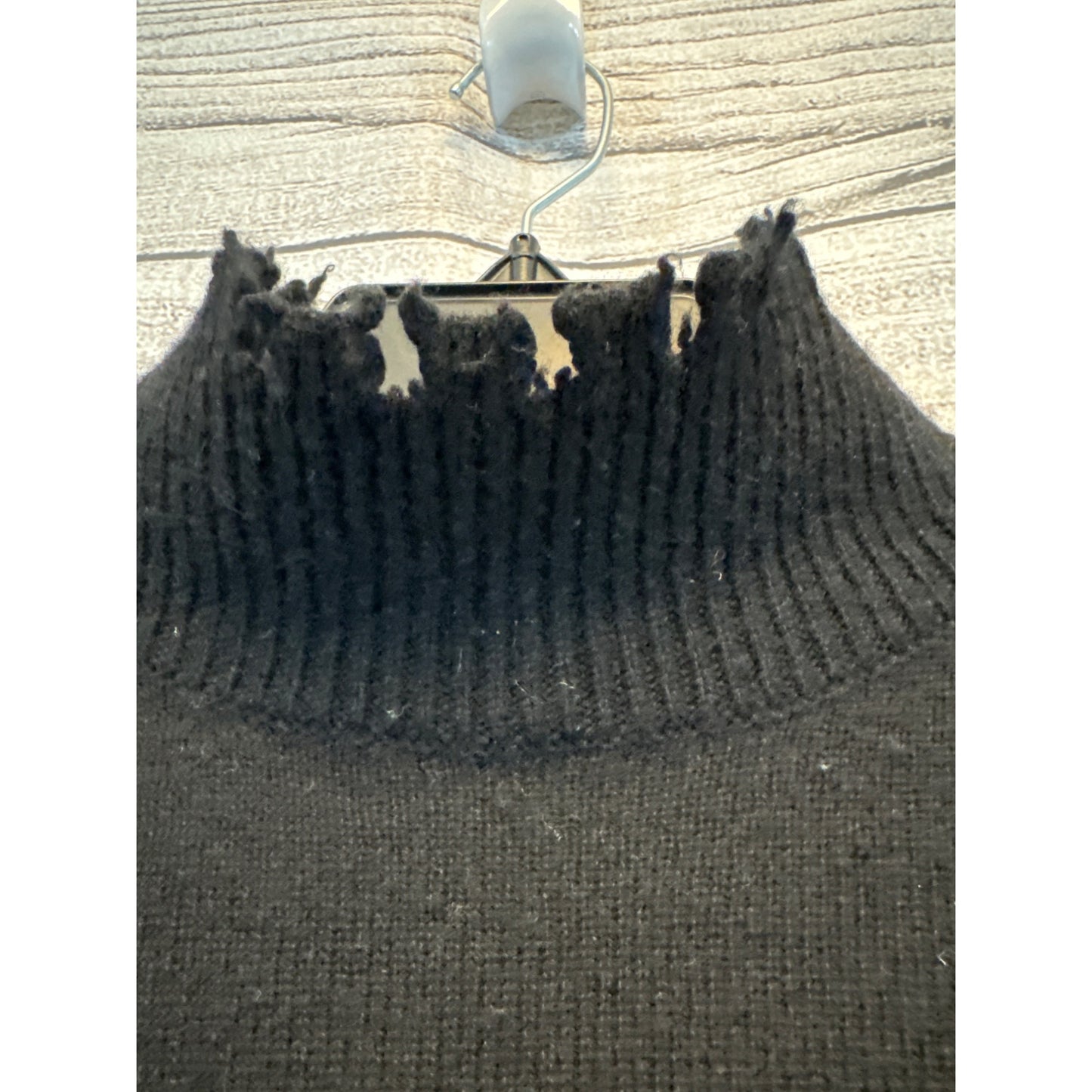 Women's Fate black distressed sweater Size S