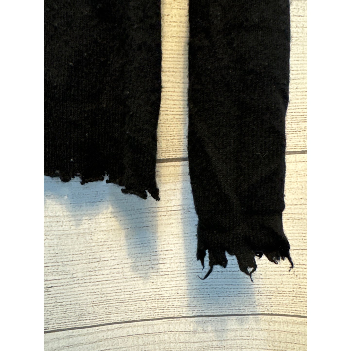 Women's Fate black distressed sweater Size S