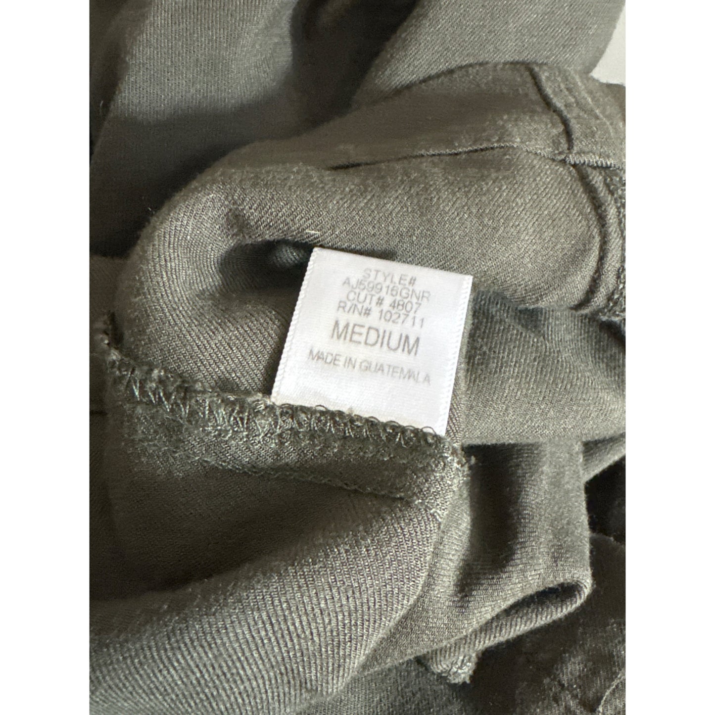 Harlowe & Graham Olive Green Button-Up Shirt Jacket Size M