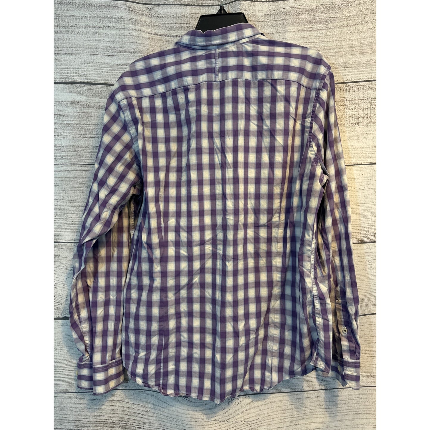 Banana Republic Mens Soft Washed Tailored Button-Down Shirt Slim Fit Size L