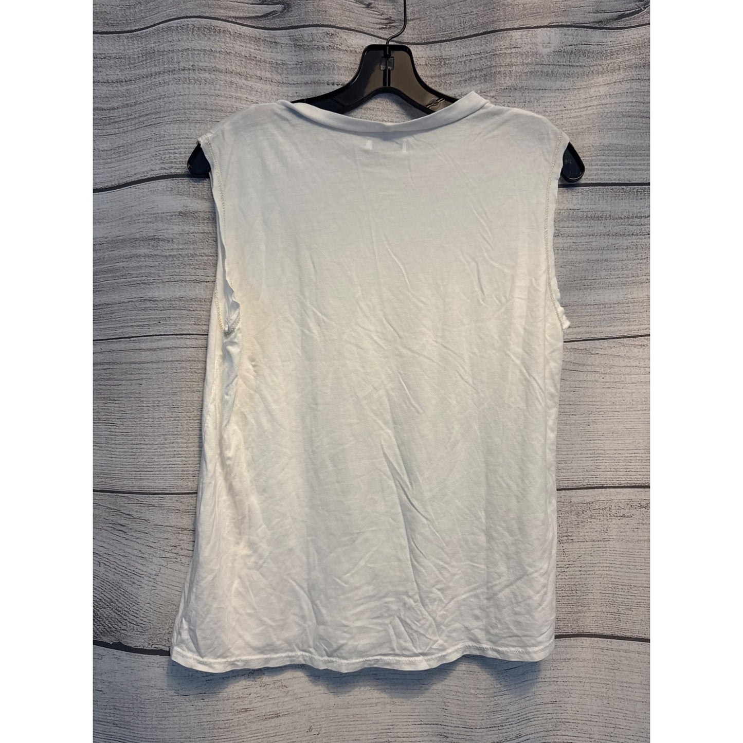 Lauren Moshi Sibley Smiley Face Sleeveless Tank Top Size XS