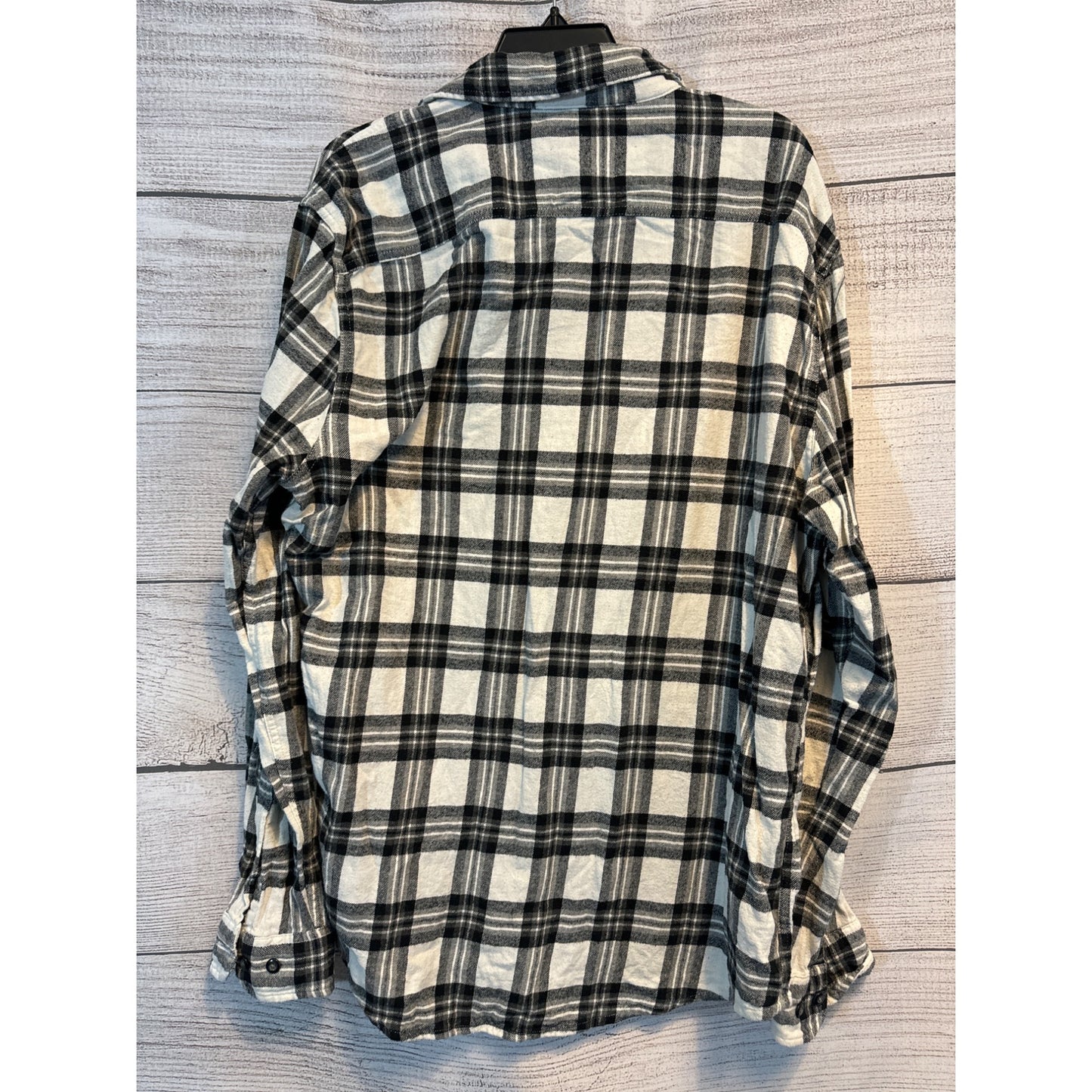 Sonoma Mens Plaid Long Sleeve Flannel Shirt Size L