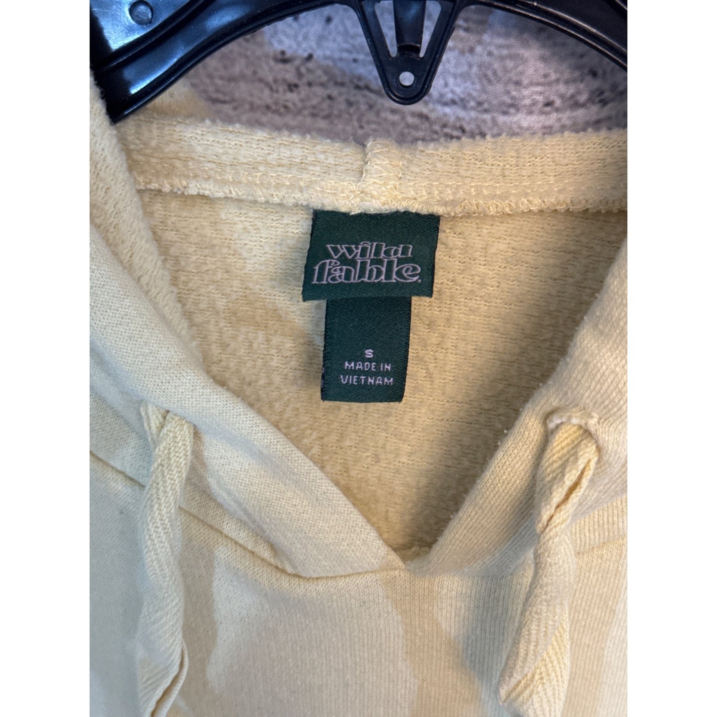 Wild Fable Yellow Hoodie Sweatshirt Size S