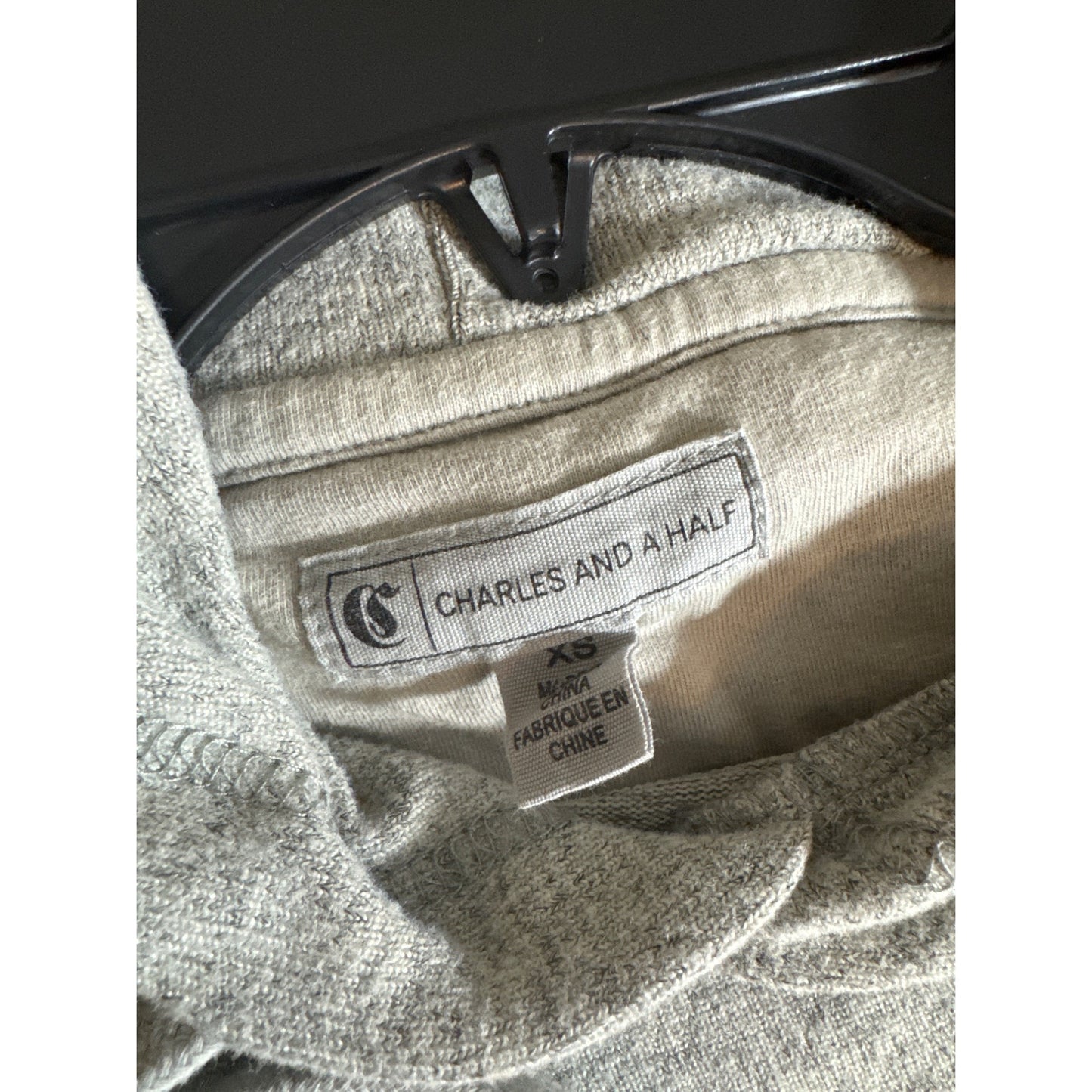Mens Charles And A Half Hoodie Sweatshirt With Kangaroo Pocket Size XS