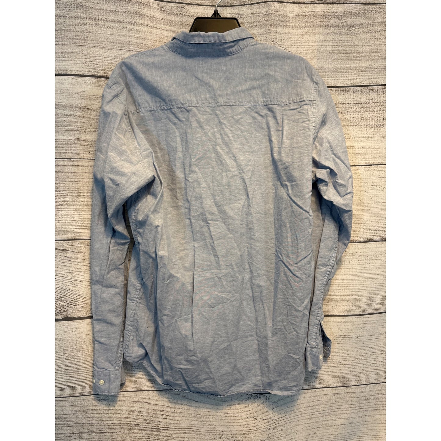 Premium by Jack & Jones Blue Button Down Shirt Size L