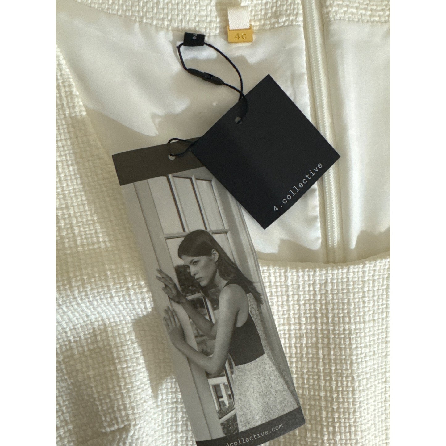 NWT 4. Collective Two-Tone Sleeveless Sheath Dress Size 4