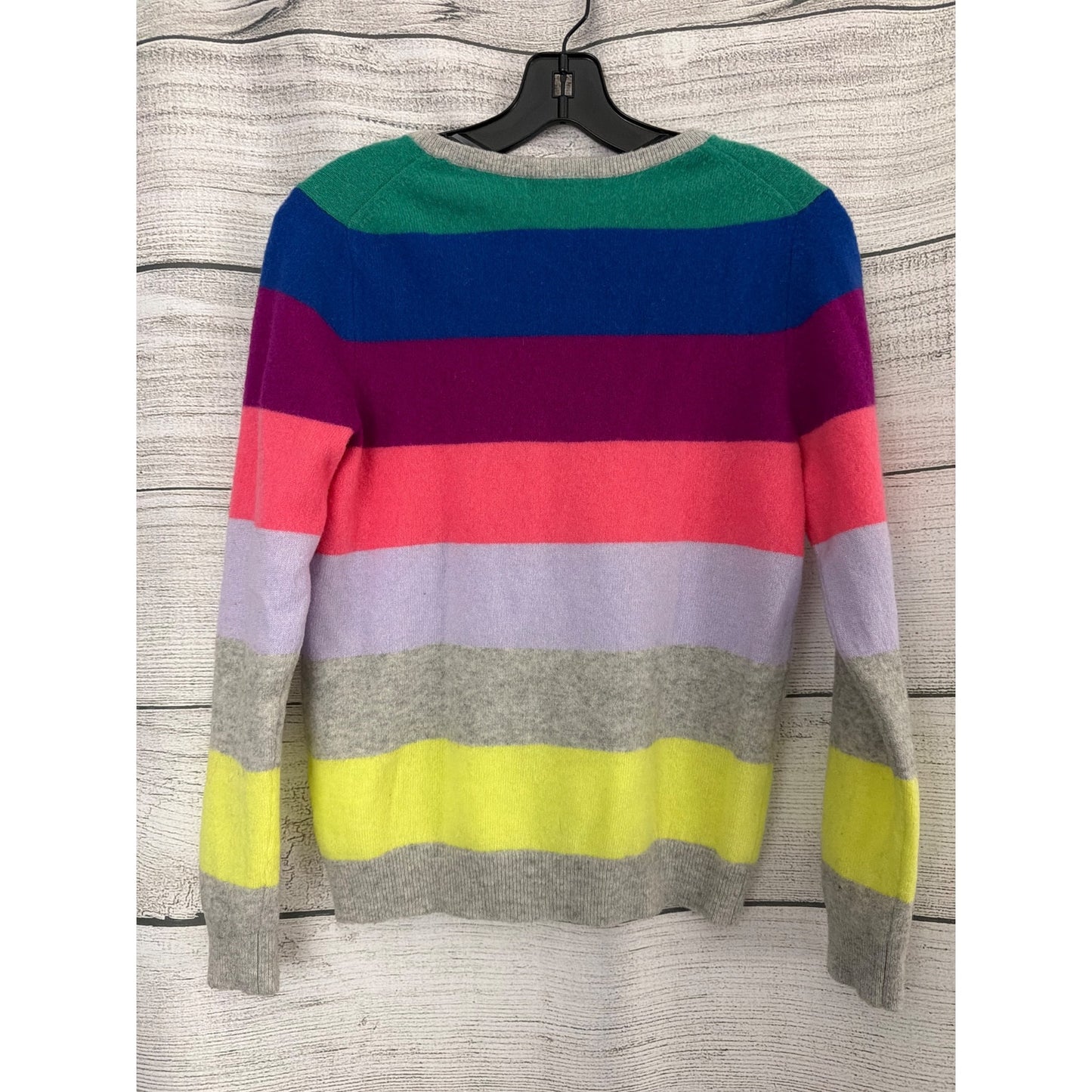 Cashmere Charter Club 100% Cashmere Rainbow Sweater Size M