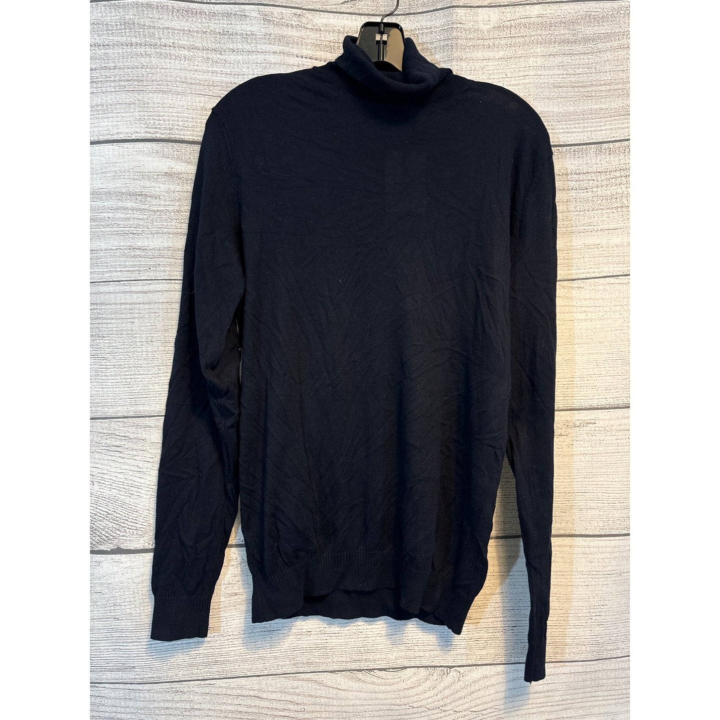 NWT Mens Topman Muscle Fit Navy Turtleneck Sweater M