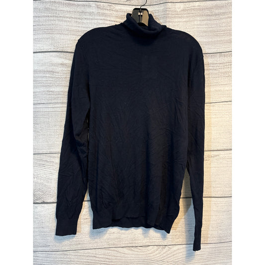 NWT Mens Topman Muscle Fit Navy Turtleneck Sweater M