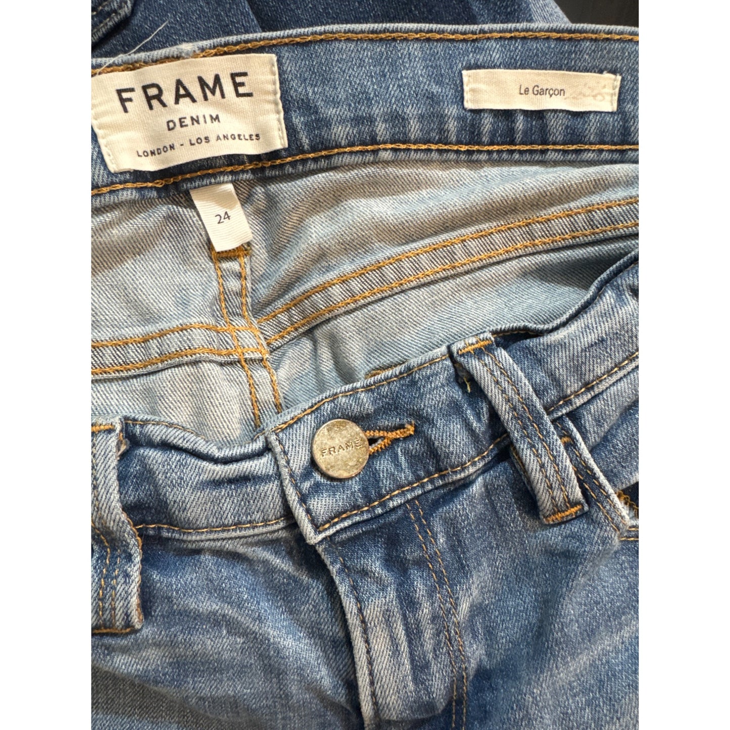 Frame Denim Le Garcon Jeans Size 24